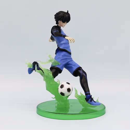 Blue Lock Isagi Yoichi Super Chute Green Lock Action Figure