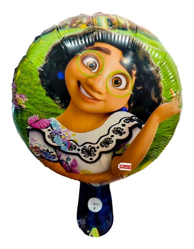 Globo Metalizado 16cm Personajes Encanto - Ciudad Cotillón