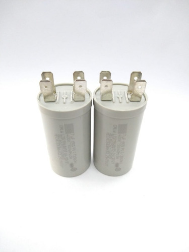 Kit 2 Capacitores Permanente 7uf 400 Volts Marca Weg