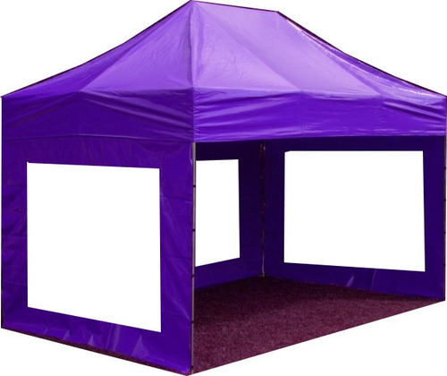 Tenda 4,5x3 Pvc Toda Fechada 3 Lados Nylon