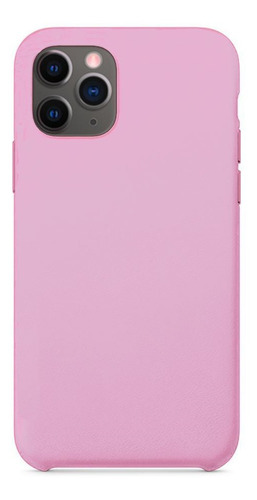 Protector Para iPhone 13  Pro Max Simil Cuero Rosado