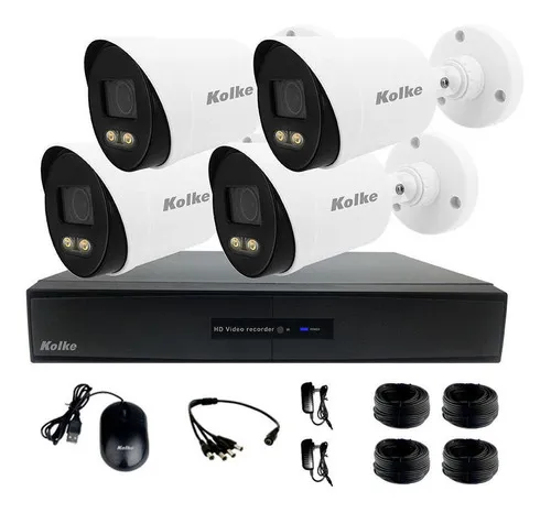 comprar Kit De Seguridad Kolke 5mp Visión Nocturna Con Instalación 