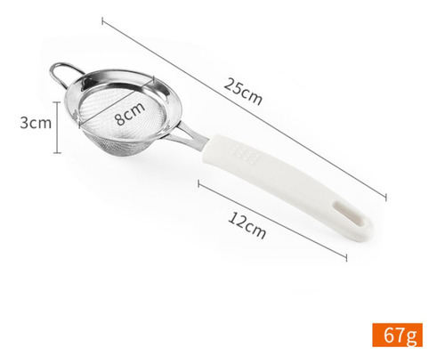 Colador De Malla Fina De Acero Inoxidable, Colador De , 8cm