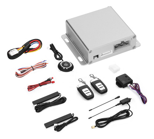 Sistema De Alarme Anti-roubo De Carro Pke Remote Engine Star