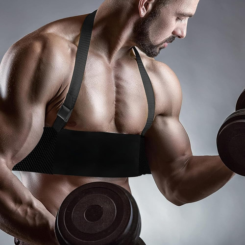 Qi Arm Blaster Bíceps Soporte Pesas Gym Aislador De Brazo
