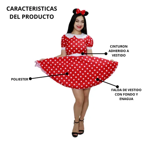 Traje de minnie para mujer hotsell
