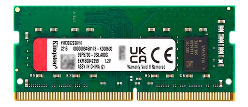 Memoria Ram 16 Gb 1 X 16 Gb Ddr4 3200 Mhz