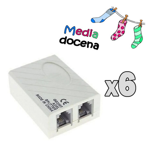 Media/6 Filtro Adsl Internet Pventa  Splitter 