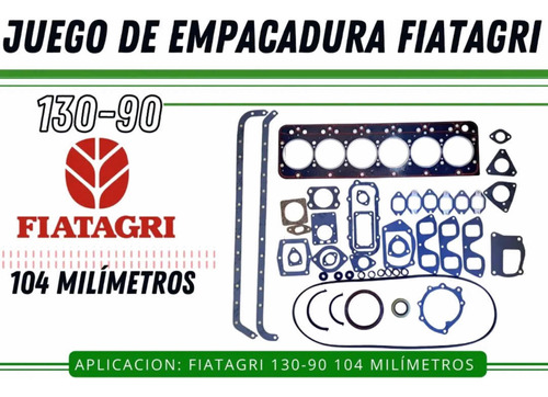 Kit De Empacaduras Tractor Fiatagri 130/90 104 Mm