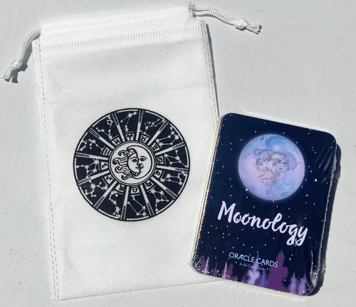 Bolso Tarot Oraculo Zodiacal Sol Y Luna 20 X 12 Cms Oferta 