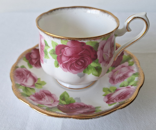 Dúo, Taza Y Plato De Té Porcelana Inglesa Royal Albert 