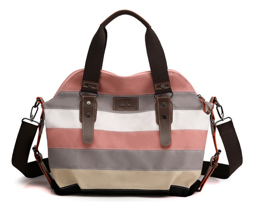 Bolso De Lona Informal Retro A La Moda Para Mujer, Bolsa De