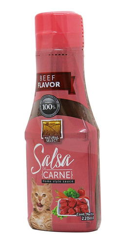 Salsa Gatos Sabor Carne 220 Ml - Unidad a $5985