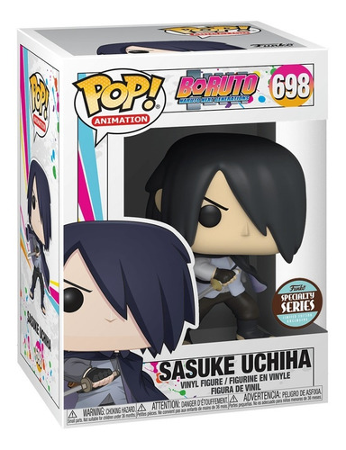 Imagen 2 de 3 de Funko Pop! Naruto - Sasuke Uchiha Edición Especial