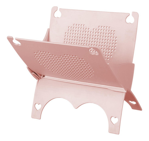 Estante De Almacenamiento De Escritorio Soporte De Rosado