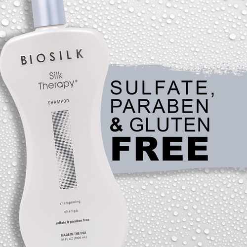 ChampĂș Biosilk Silk Therapy, Limpiador Suave Para El Cabello