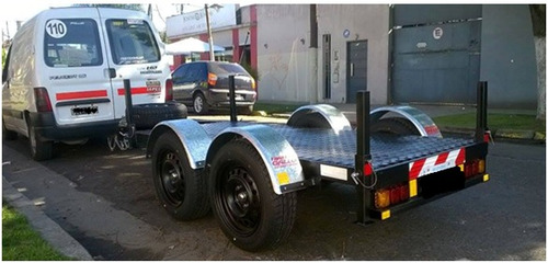 Trailers Para Grupos Electrógenos Para 2000kg Doble Eje