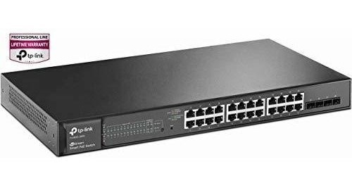 Switch Tp-link Jetstream De 24 Puertos + 4 Ranuras Sfp