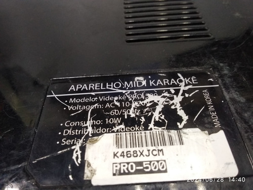 Videoke Raf 500 Pro (usado ) (Usado)