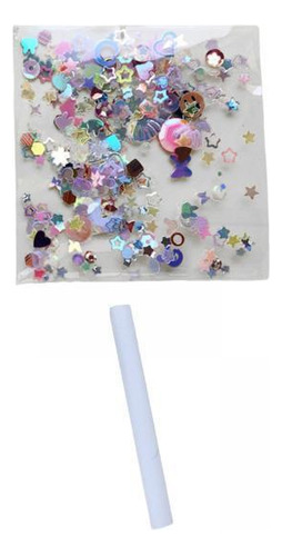 2 X 1.5g Multicolor Glitter Confetti Star Scatter Para