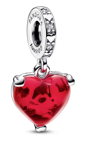 Charm Pandora De Murano Beso De Minnie Y Mickey + Estuche 