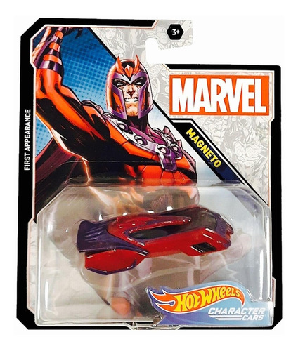 Auto Hot Wheels Marvel Magneto Carro Colección Nuevo Modelo