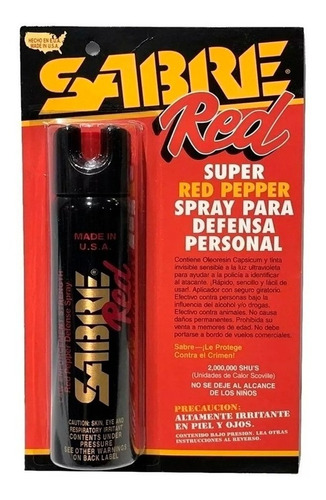 Gas Pimienta Sabre Original Para Defensa Personal