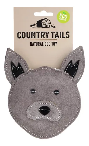 Country Tails - Perro De Cara Gris, Juguete Premium Para Pe.