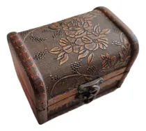 Comprar Cofre Baul Baules De Madera Cajon  Alhajero Souvenirs 11cm