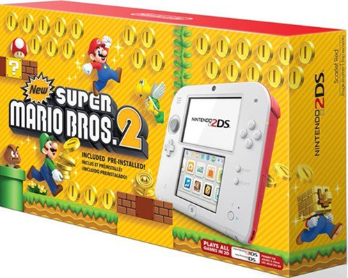 Nintendo 2ds + Juego New Super Mario 2 + Protector Pantalla