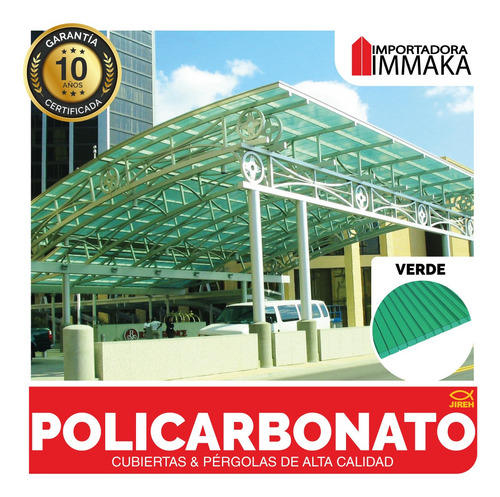 Imagen 8 de 10 de Láminas Policarbonato Alveolar Techos, Cubiertas Pérgolas Uv
