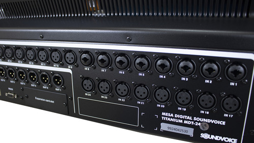Mesa De Som Digital Mdt-24 Soundvoice 24 Canais + 12 Aux