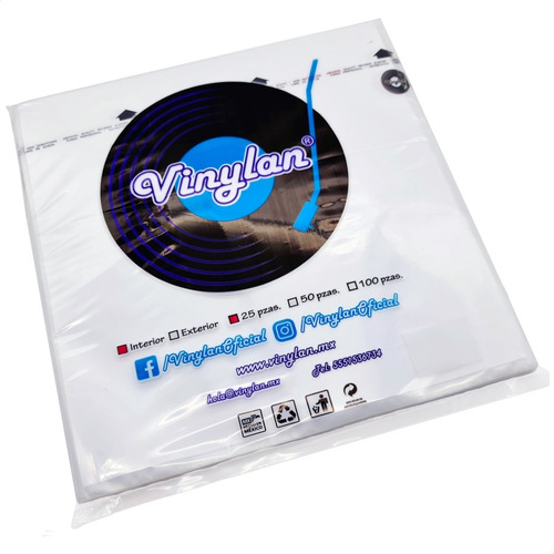 Imagen 8 de 9 de 25 Fundas Interiores Master Vinylan Para Discos De Vinilo