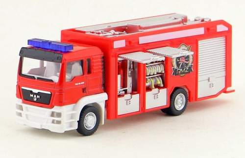 Imagen 1 de 9 de Camión De Colección De Bomberos Escala 1:64