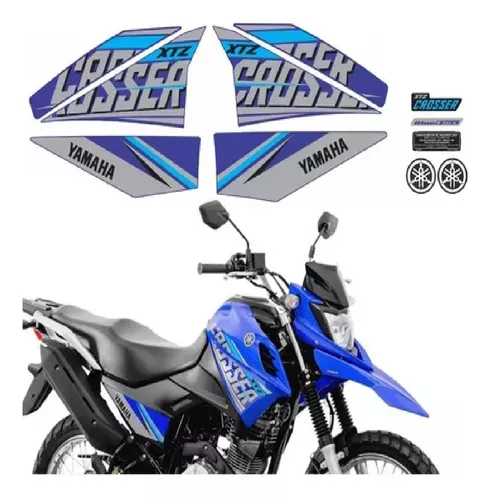 Adesivos Moto Yamaha Crosser Xtz 150 2014/2021 Faixa Laranja - Sportinox  Adesivos Automotivos