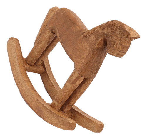 Decoración De Mesa Con Forma De Caballo Balancín De Madera T