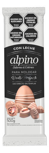 Chocolate Alpino Lodiser Tableta 500g Huevos Pascua Envios