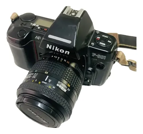 Nikon F-801s 本体 Câmera Fotográfica Analógica Nikon F-801 Com Lente 35-80mm