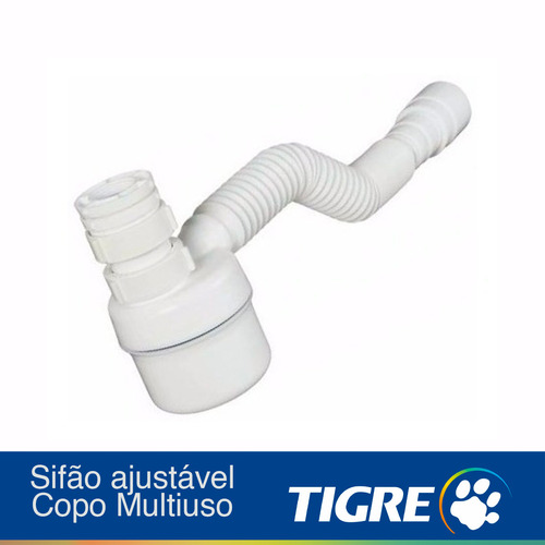 Sifão Ajustável Multiuso Copo Tigre