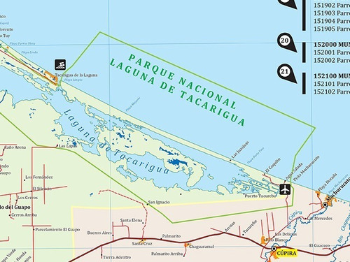 Mapa Político Del Estado Miranda Venezuela Tamaño Gigante