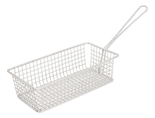Cesta Para Freidora De Acero Inoxidable Con Mango Largo