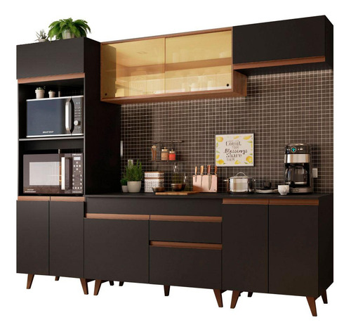 Cocina Integral Modular Completa Madesa Reims 260cm Nm