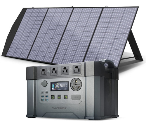 Generador Solar Panel Incluido Estacion Energia Portatil W
