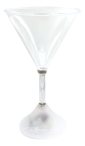 Copa Led  Martini    10,5 Cm De Ancho 17,5 Cm Alto  200 Ml