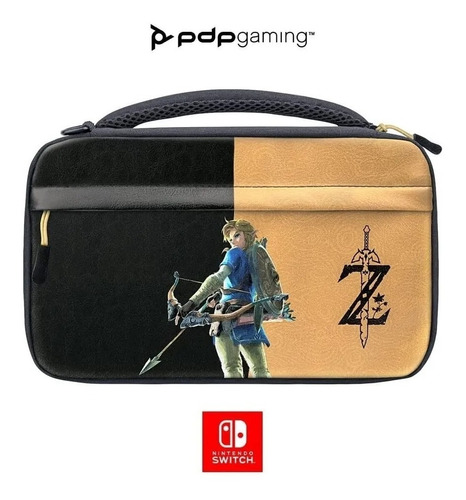 Mochila Grande Carrying Case Nintendo Switch Zelda Link 
