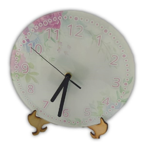 Reloj De Pared Decorativo En Vidrio 