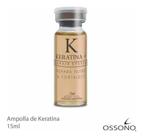 Ampolla Keratina + Repair System X15ml Ossono