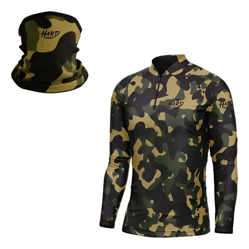 Kit Camiseta e Bandana de Pesca