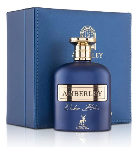 Perfume árabe Amber Ombre Blue Maison Alhambra Lataffa, 100 ml