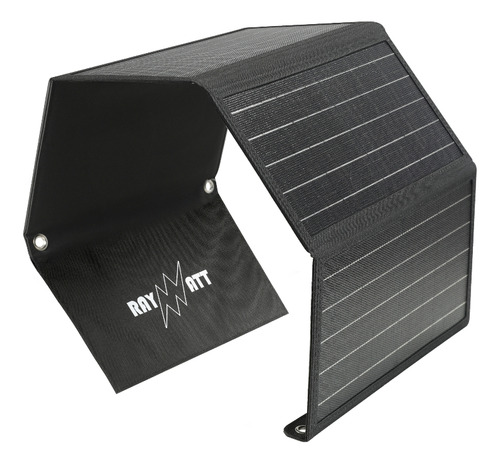 Cargador Panel Solar Portátil 40w Carga Rápida Raywatt 